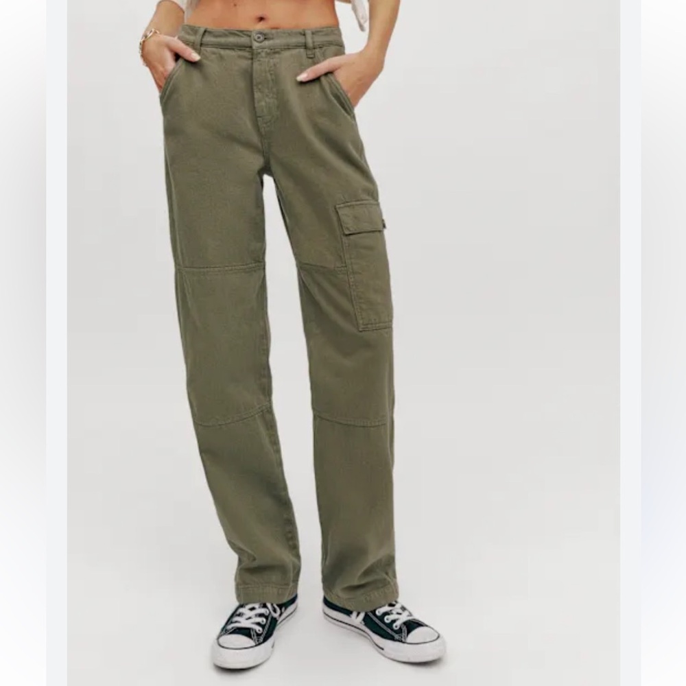 Reformation Olive Straight Leg Pants
